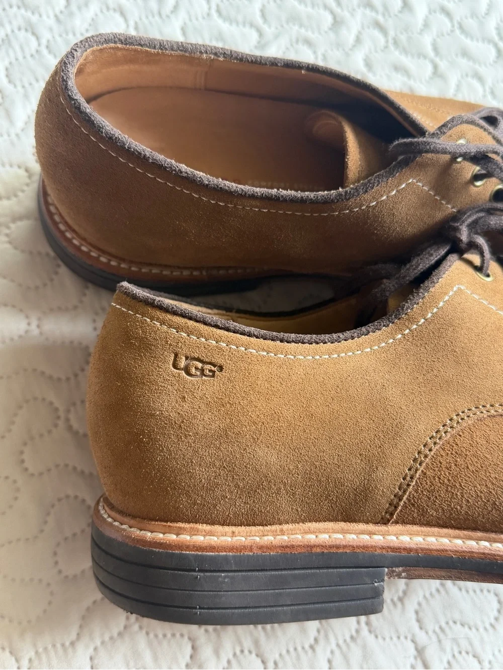 UGG Jovic Buck Men’s Chesnut Tan Suede With ENERG Comfort System Insole Size 10